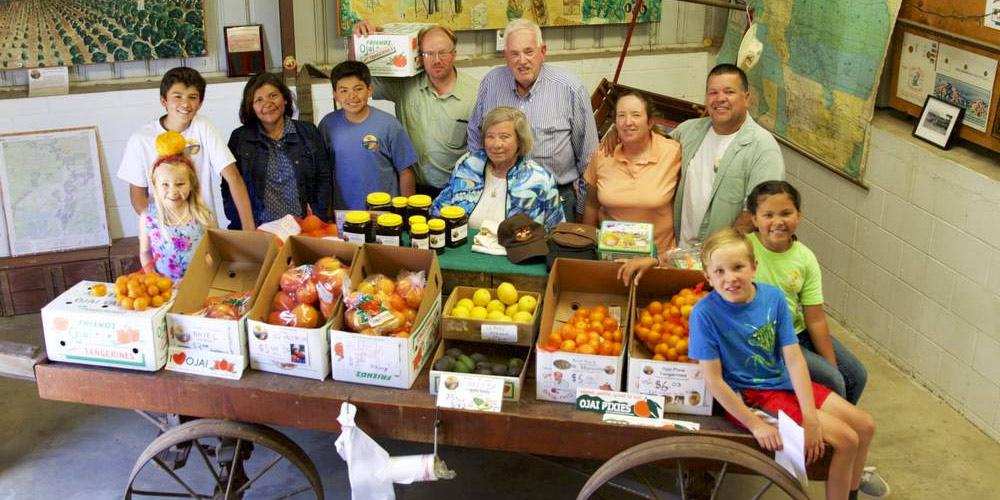 Our family in 2016, enjoying our favorite season-- Ojai Pixies!